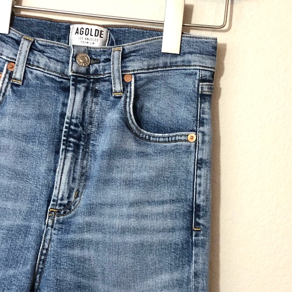 \AGOLDE\• Ruby Super High Rise Slim Straight - Picture 3 of 15